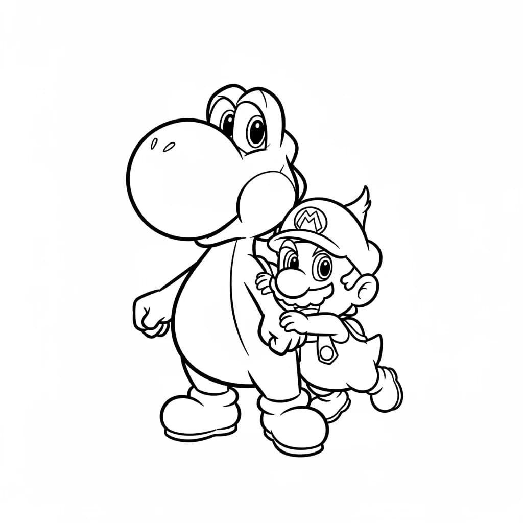 Desenhos do Mario Bros para Colorir e Imprimir