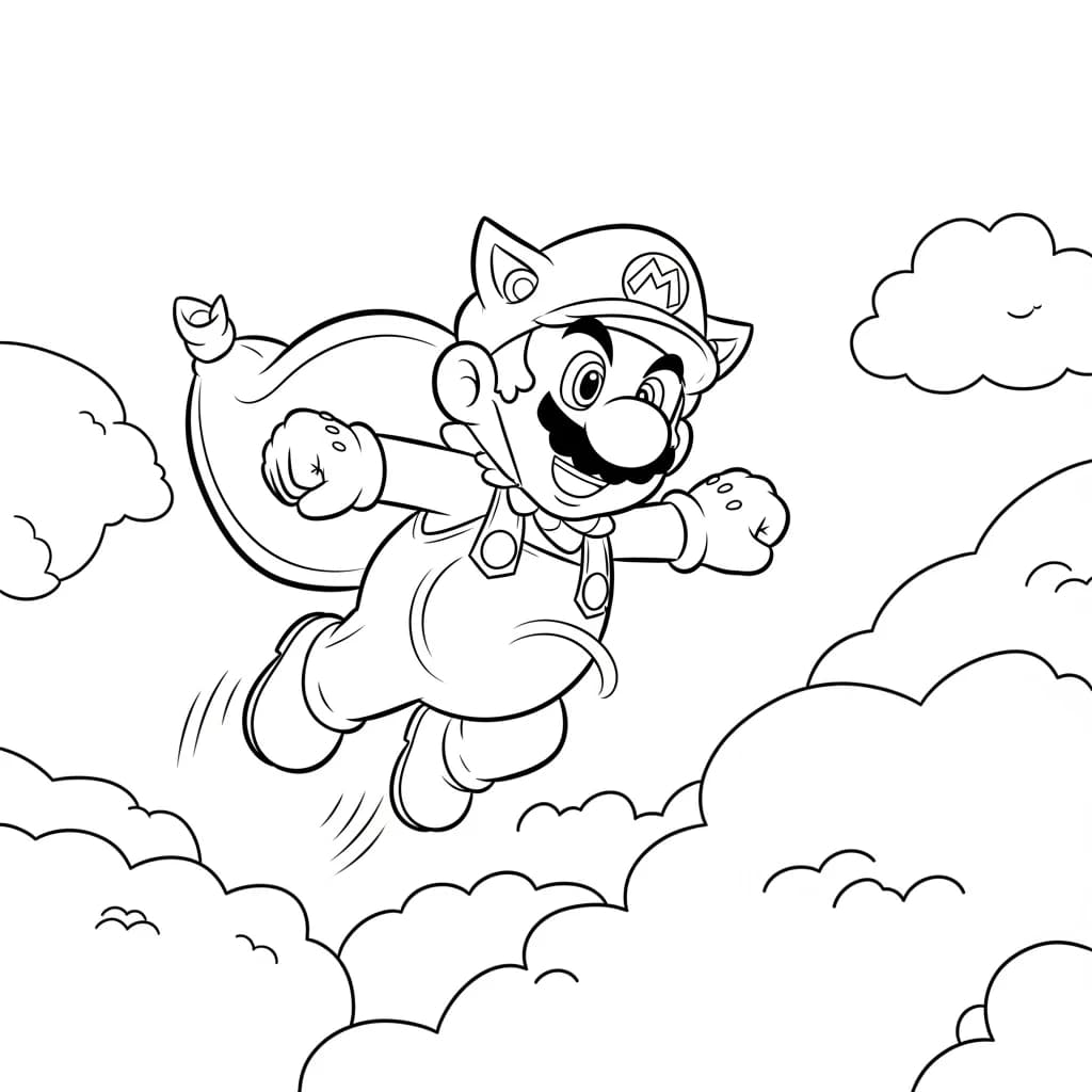 Desenhos do Mario Bros para Colorir e Imprimir