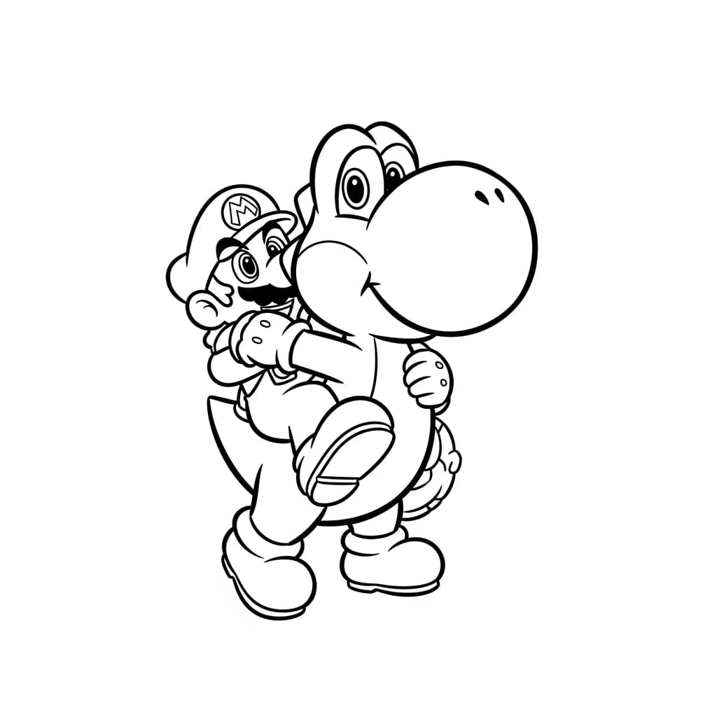 Desenhos do Mario Bros para Colorir e Imprimir