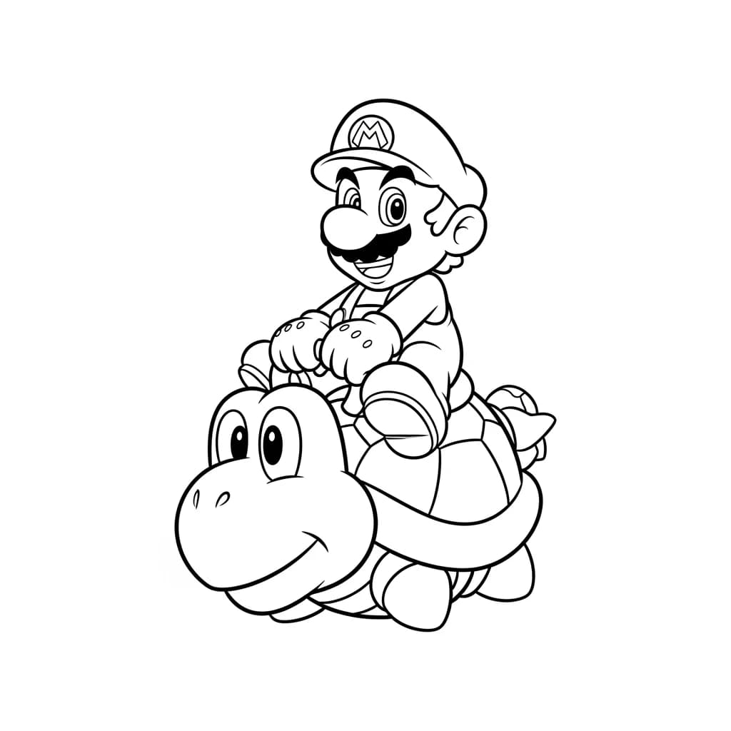 Desenhos do Mario Bros para Colorir e Imprimir