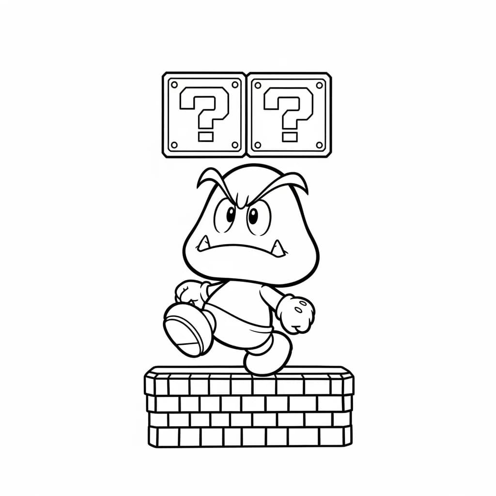 Desenhos do Mario Bros para Colorir e Imprimir