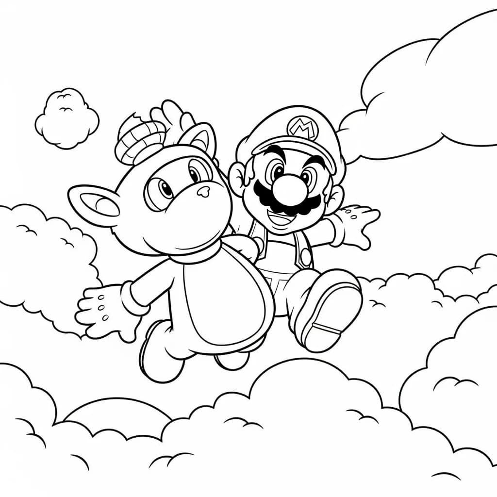 Desenhos do Mario Bros para Colorir e Imprimir