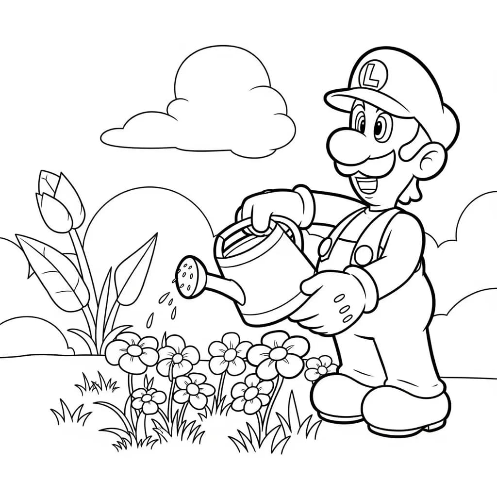 Desenhos do Mario Bros para Colorir e Imprimir