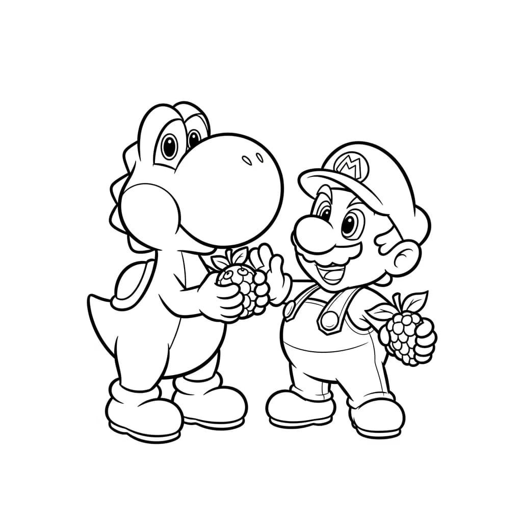 Desenhos do Mario Bros para Colorir e Imprimir