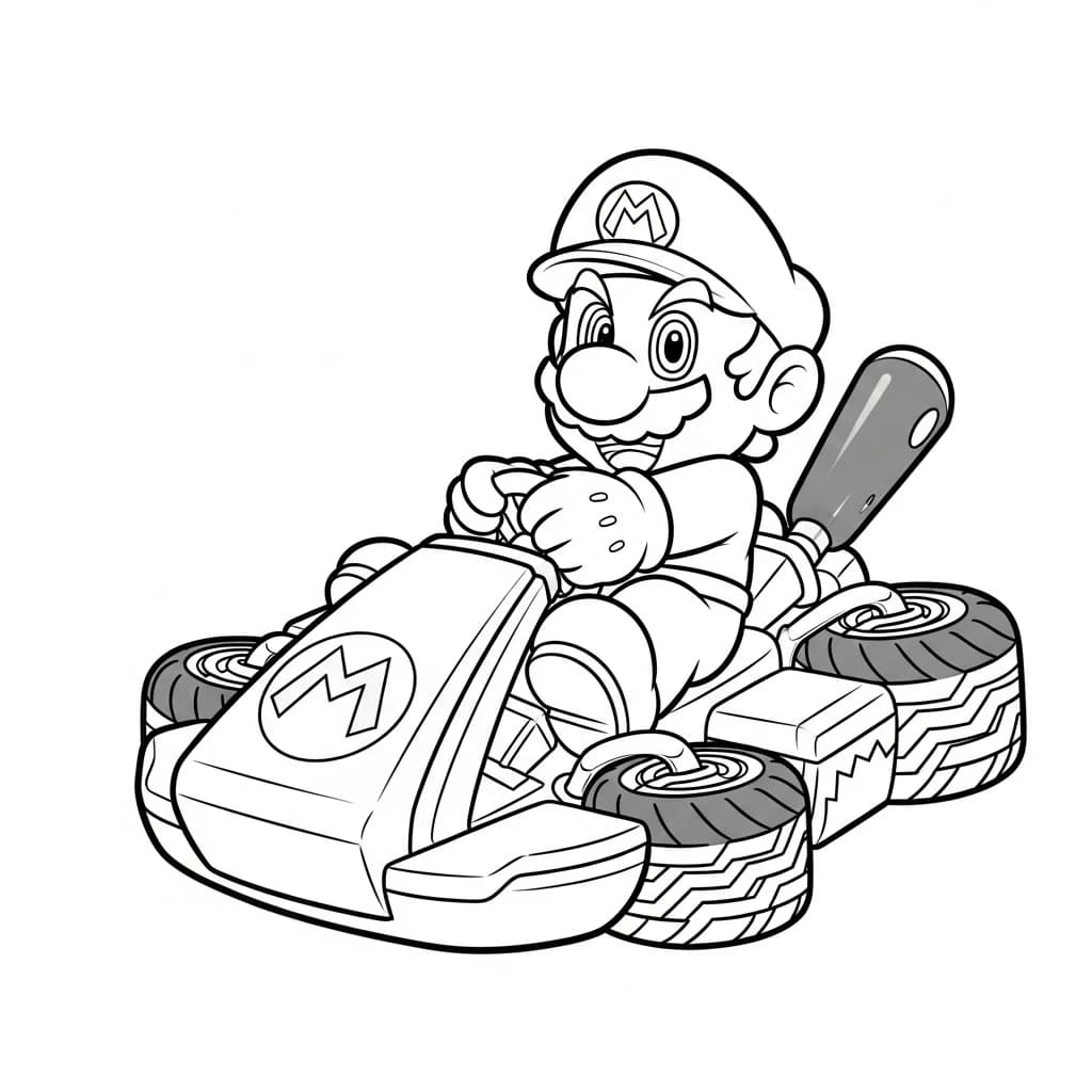 Desenhos do Mario Bros para Colorir e Imprimir