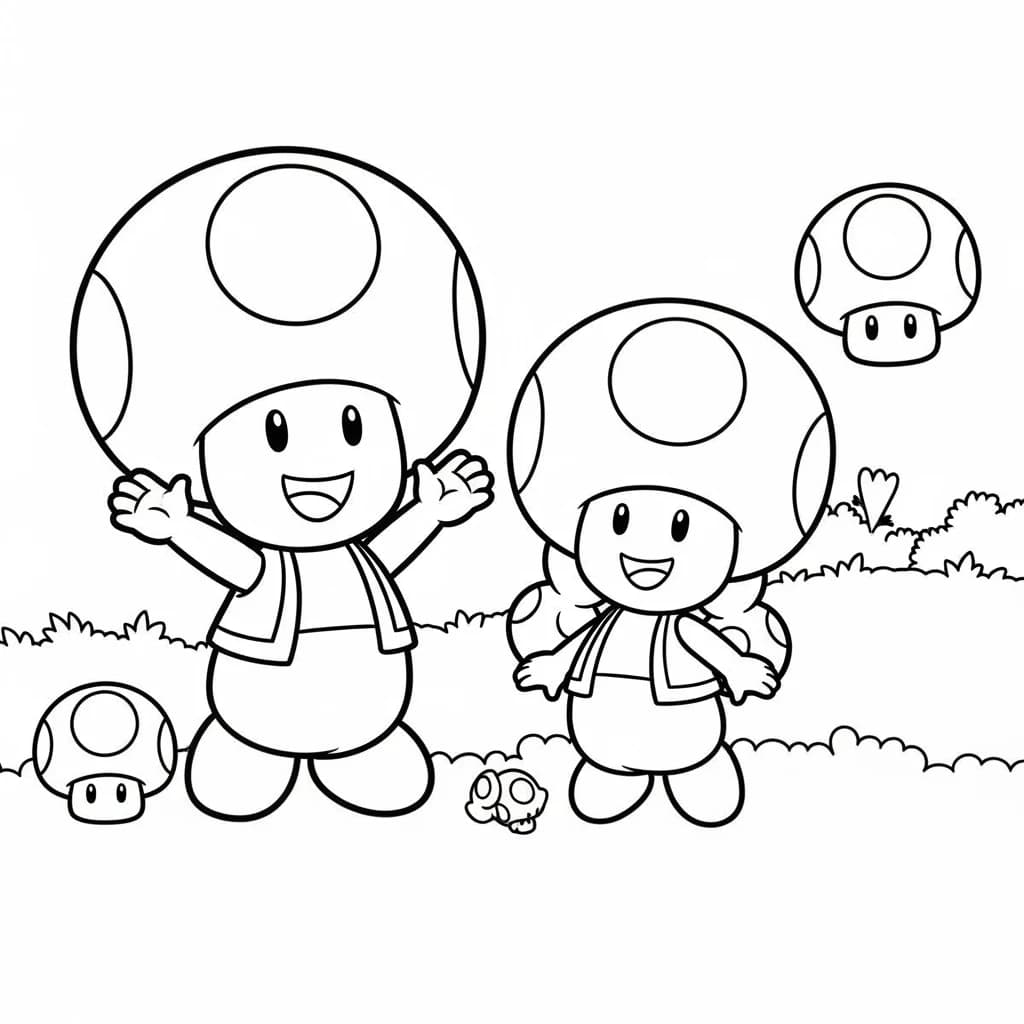 Desenhos do Mario Bros para Colorir e Imprimir