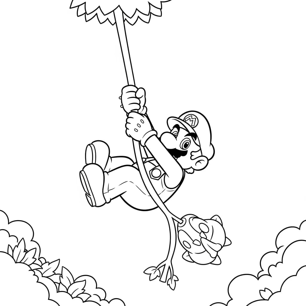 Desenhos do Mario Bros para Colorir e Imprimir