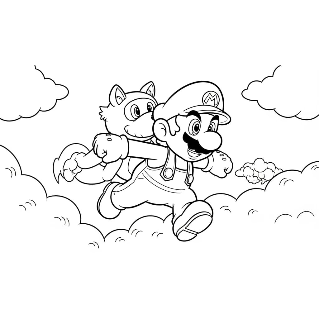 Desenhos do Mario Bros para Colorir e Imprimir