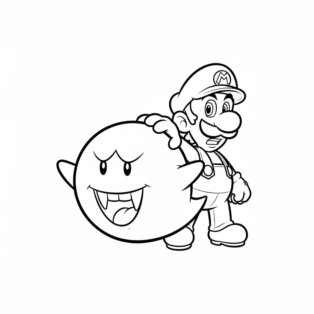 Desenhos do Mario Bros para Colorir e Imprimir