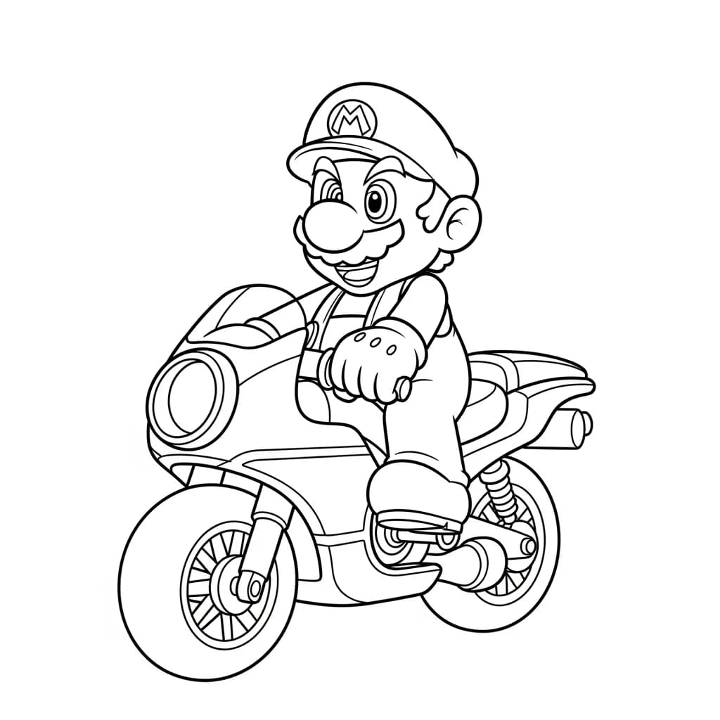 Desenhos do Mario Bros para Colorir e Imprimir