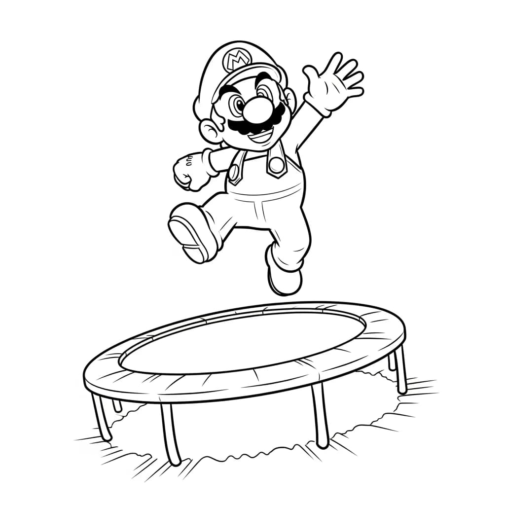 Desenhos do Mario Bros para Colorir e Imprimir