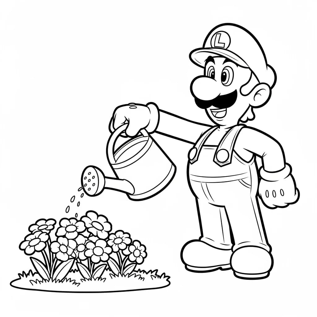 Desenhos do Mario Bros para Colorir e Imprimir