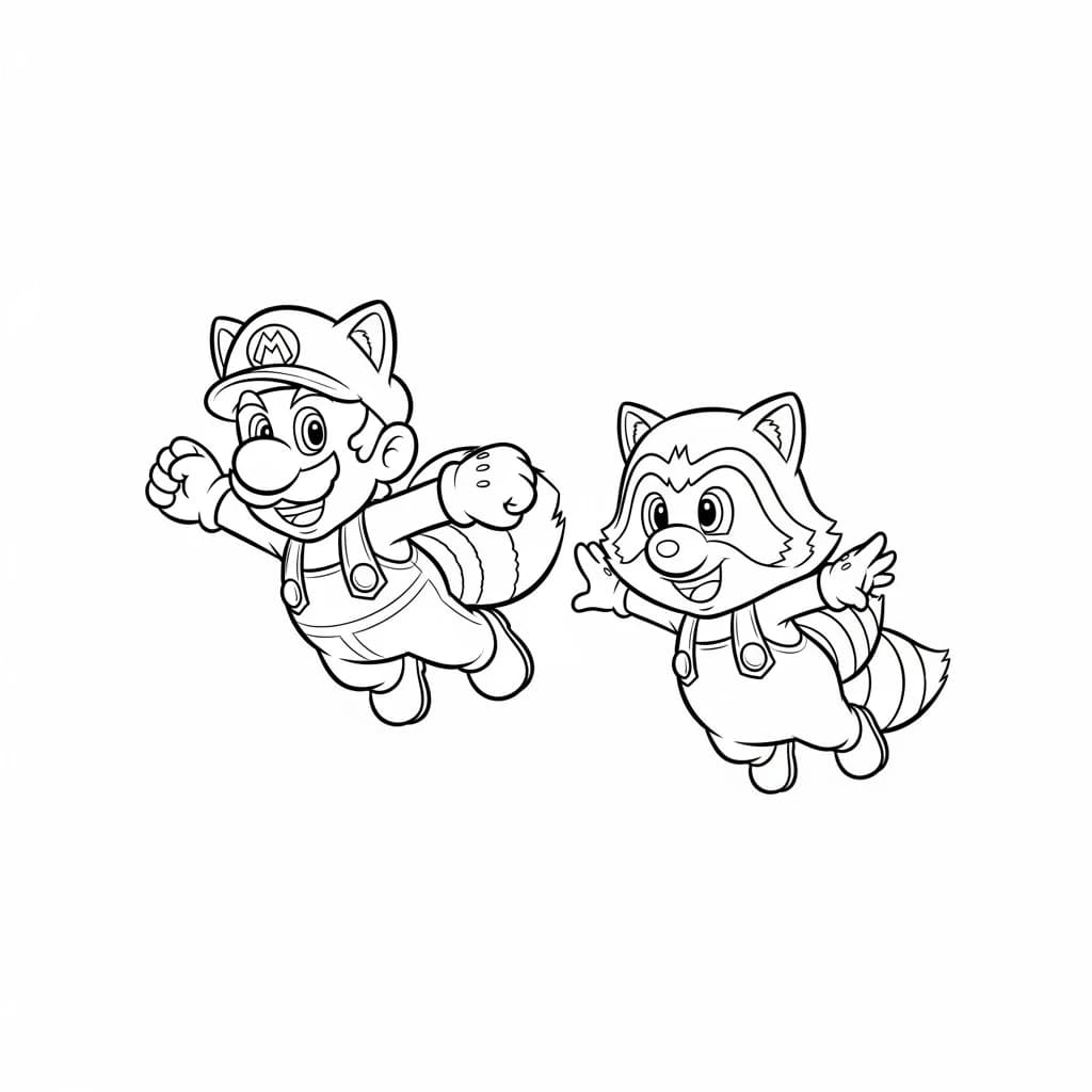 Desenhos do Mario Bros para Colorir e Imprimir