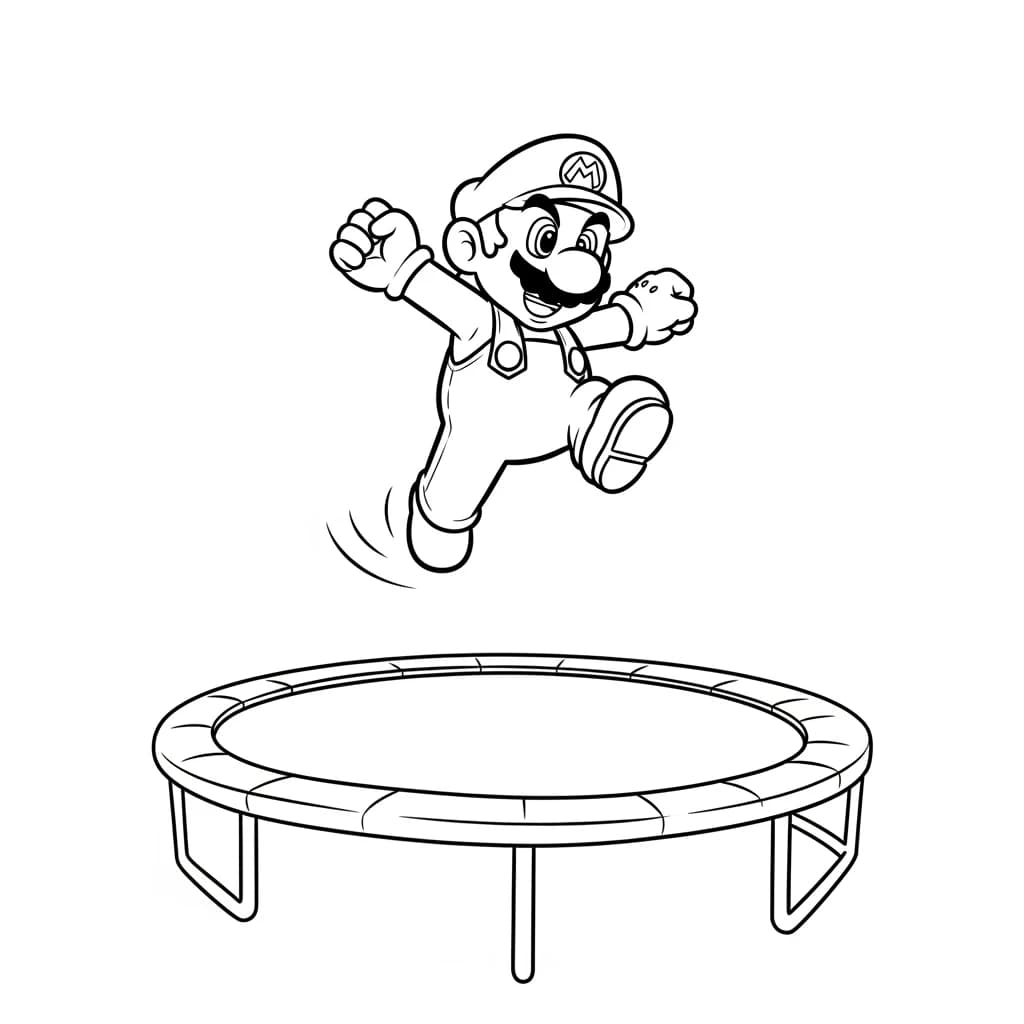 Desenhos do Mario Bros para Colorir e Imprimir