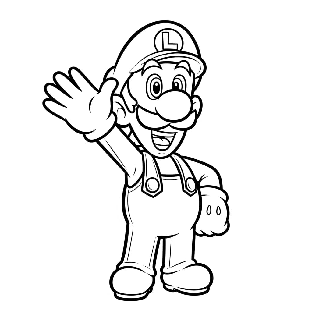 Desenhos do Mario Bros para Colorir e Imprimir