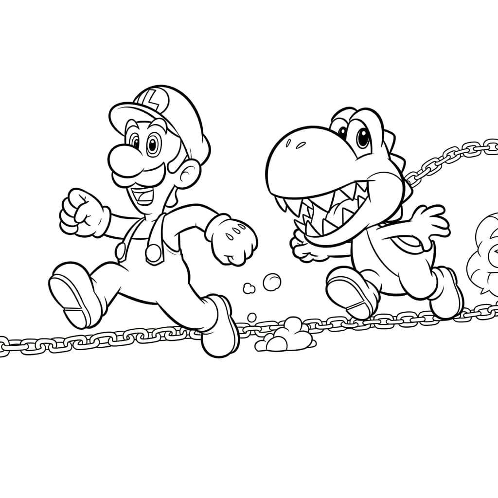 Desenhos do Mario Bros para Colorir e Imprimir