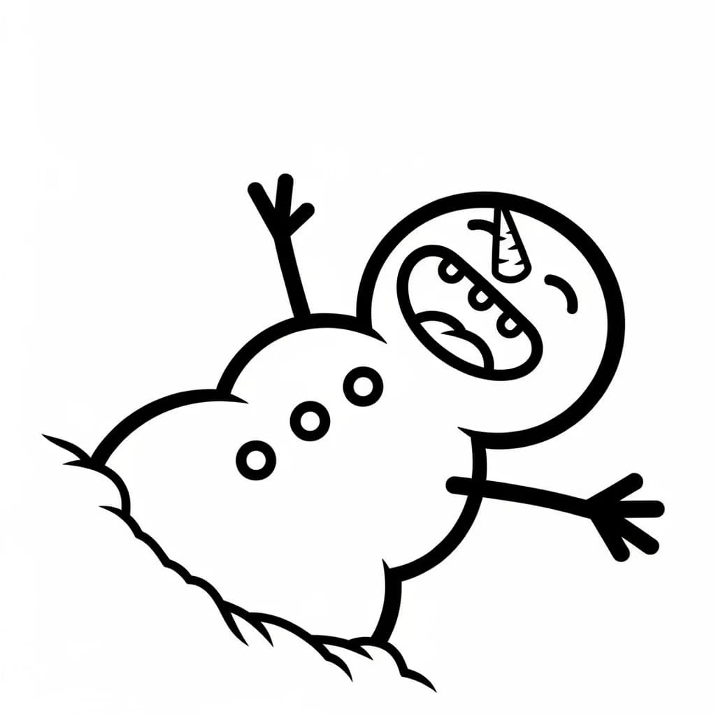 Desenhos de Bonecos de Veve para Colorir