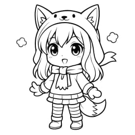 Desenhos de Anime para colorir e imprimir grátis
