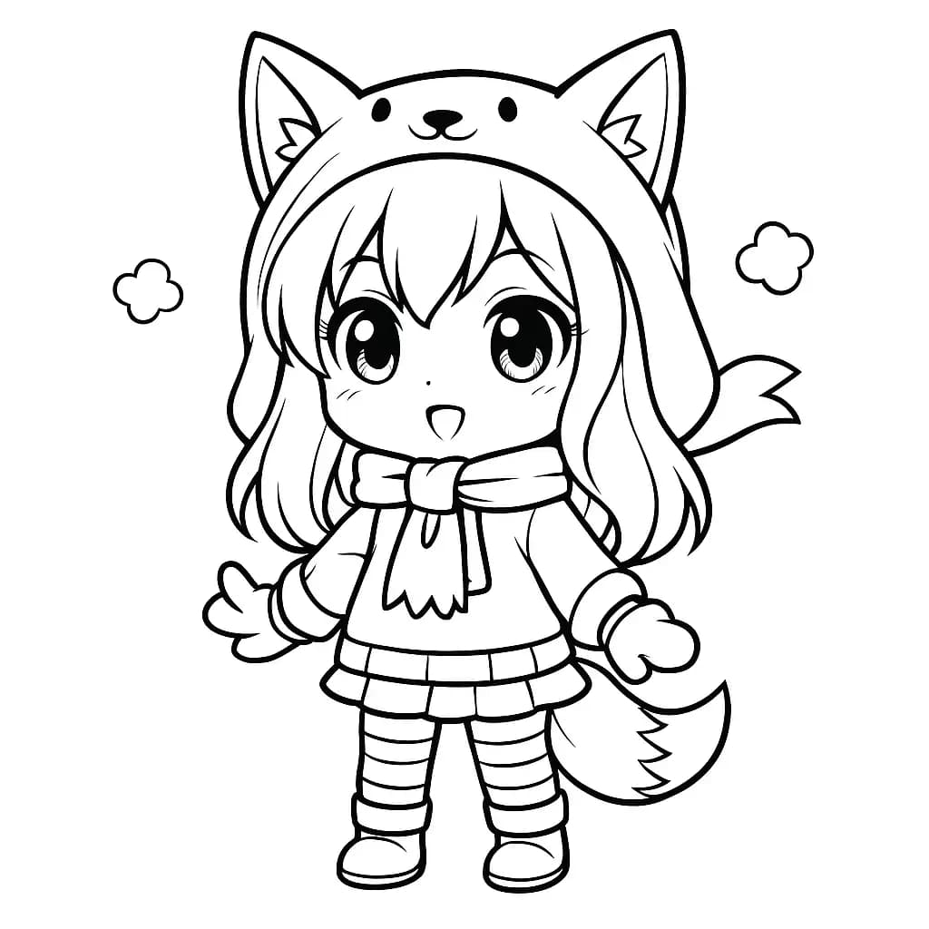 Desenhos de Anime para colorir e imprimir grátis