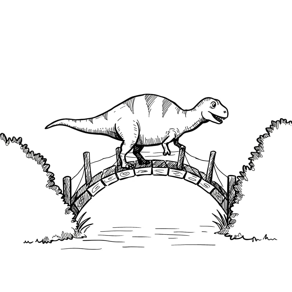 Desenho de Dinossauro para Colorir