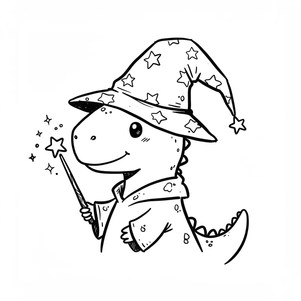 Desenho de Dinossauro para Colorir