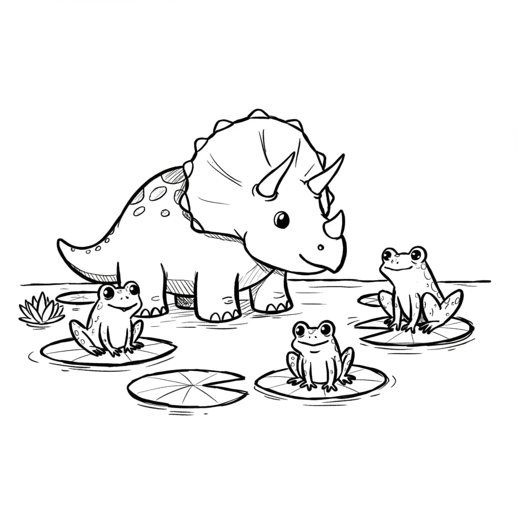Desenho de Dinossauro para Colorir