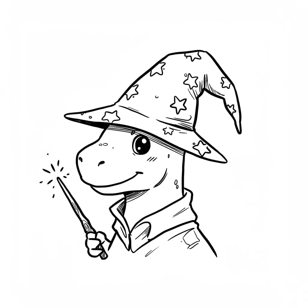 Desenho de Dinossauro para Colorir