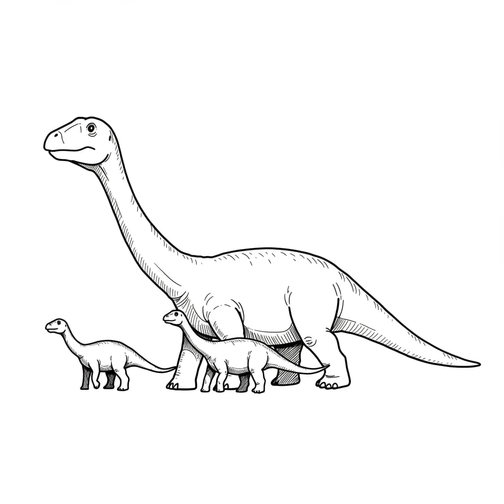 Desenho de Dinossauro para Colorir