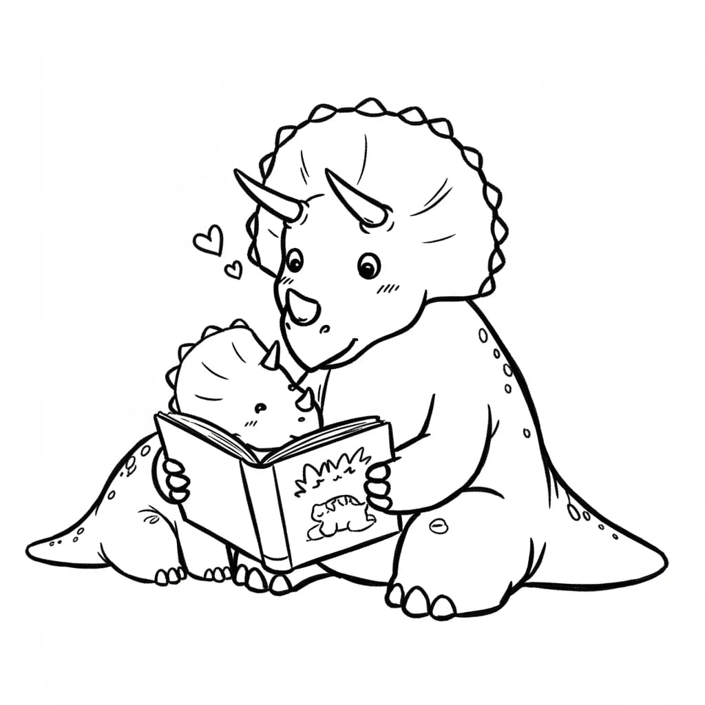 Desenho de Dinossauro para Colorir