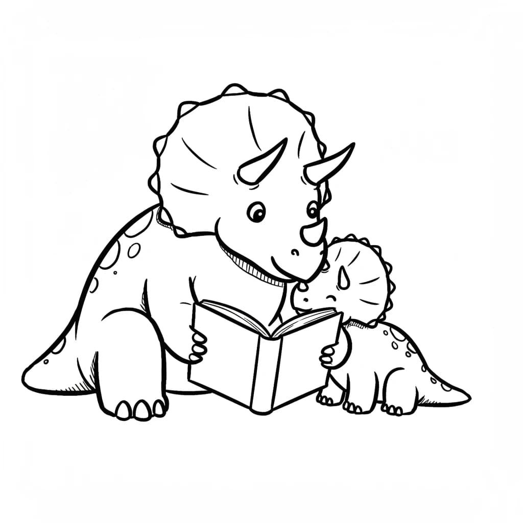 Desenho de Dinossauro para Colorir