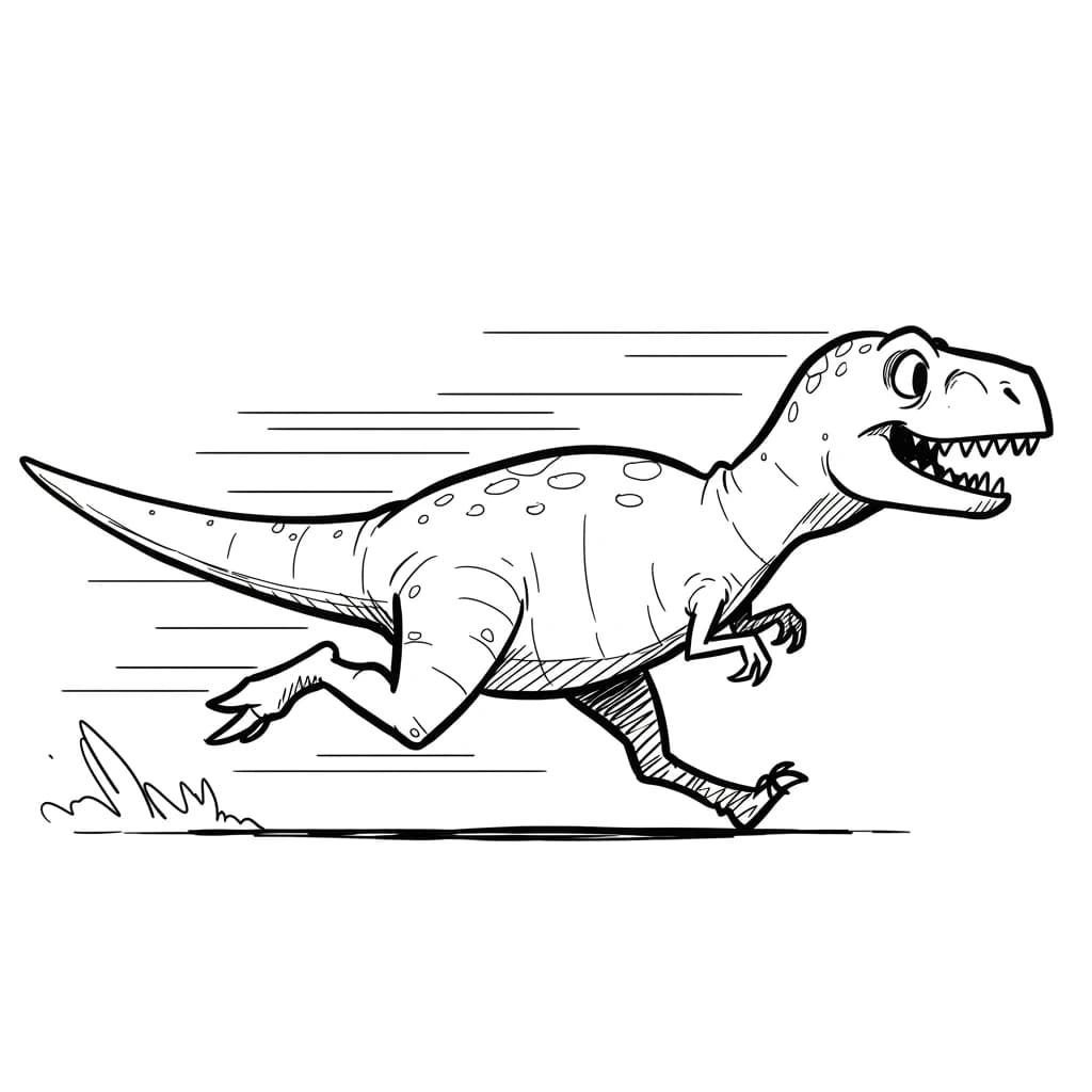 Desenho de Dinossauro para Colorir