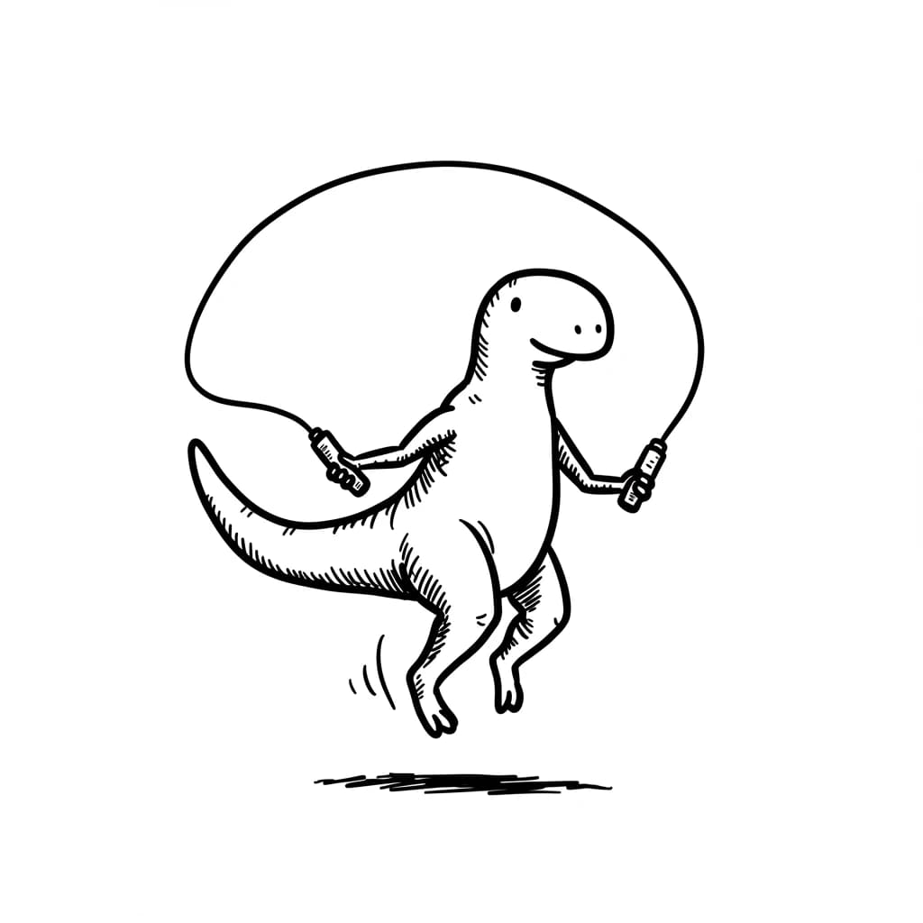 Desenho de Dinossauro para Colorir