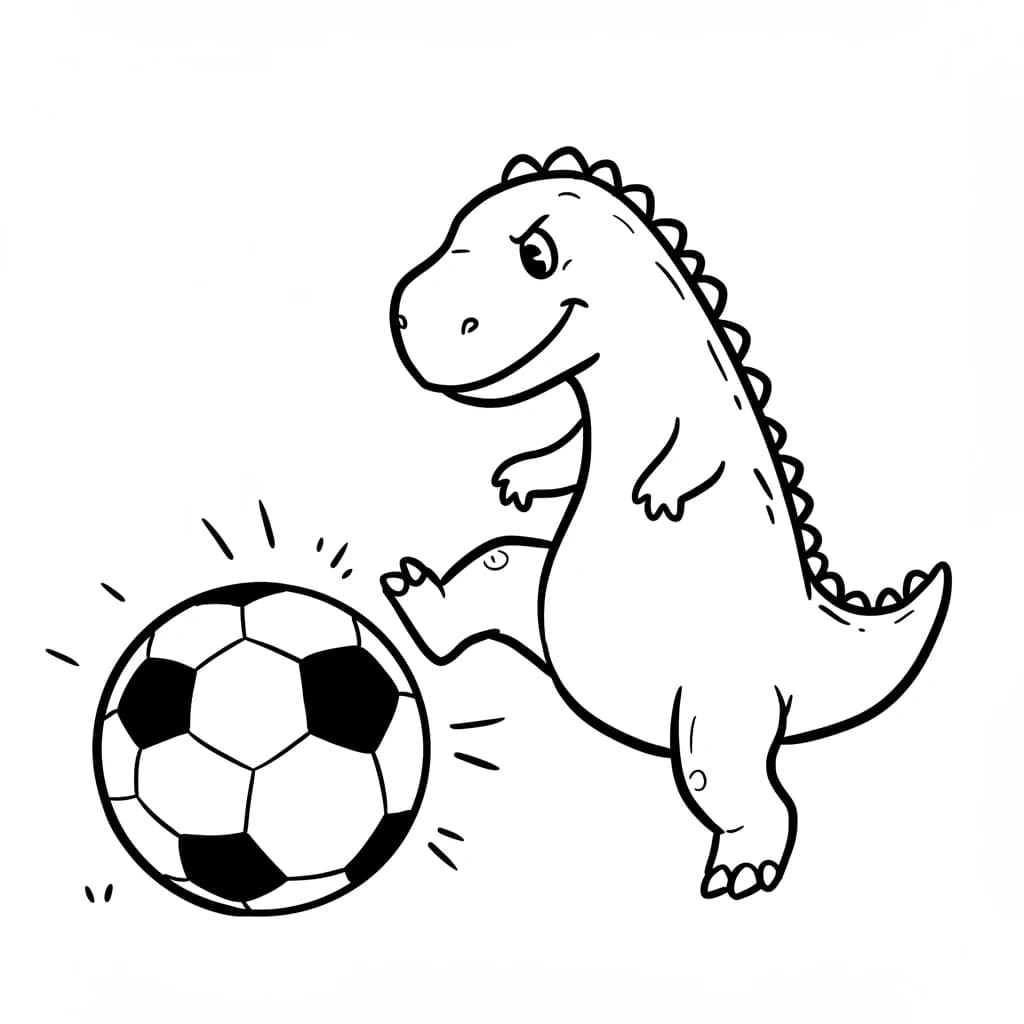 Desenho de Dinossauro para Colorir