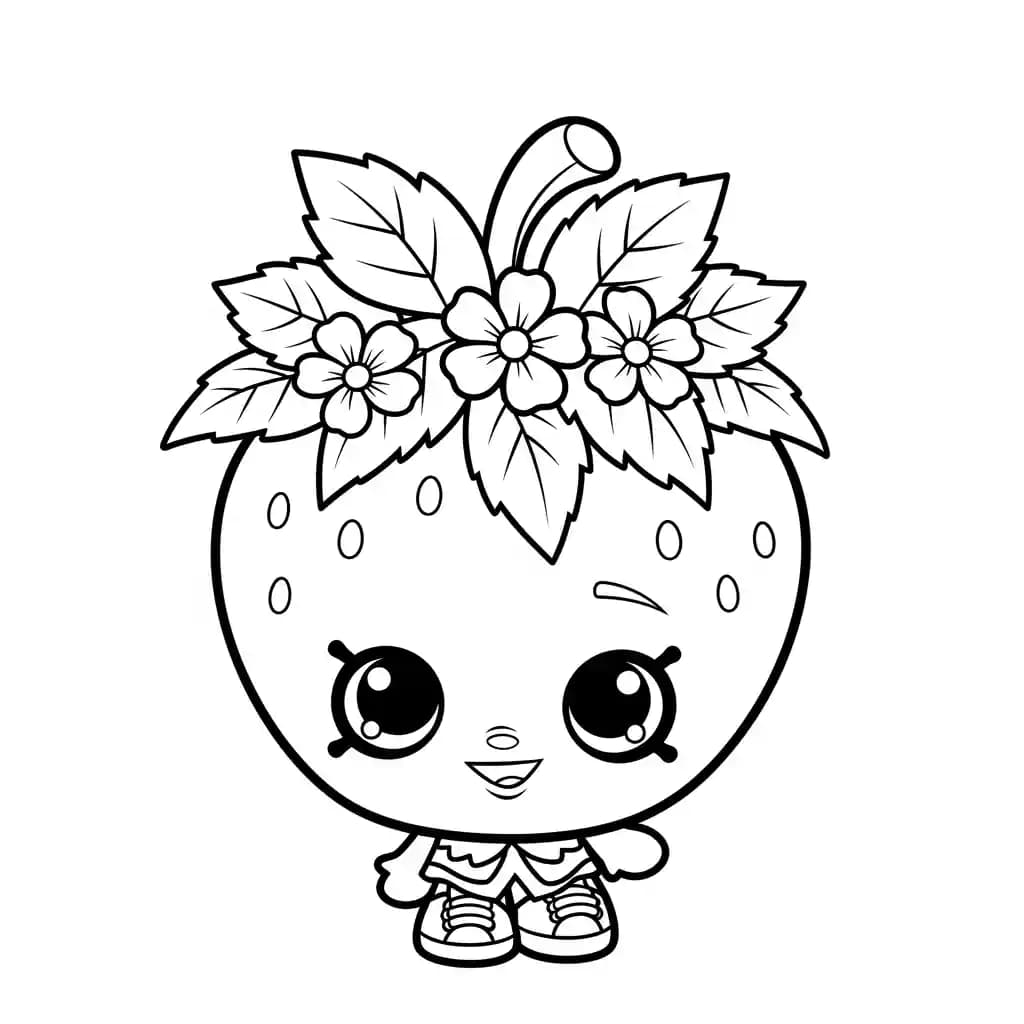 desenho de Shopkins para imprimir e colorir