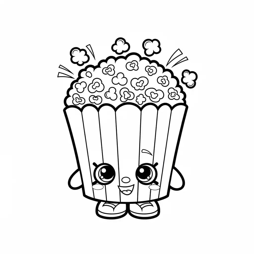 desenho de Shopkins para imprimir e colorir