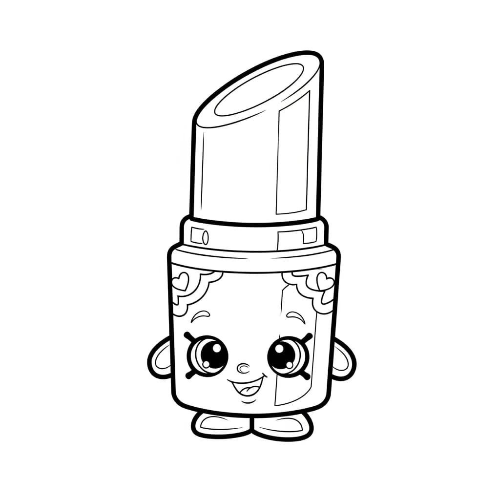 desenho de Shopkins para imprimir e colorir