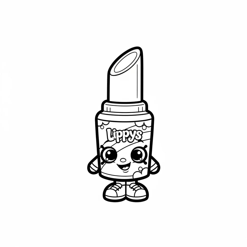desenho de Shopkins para imprimir e colorir