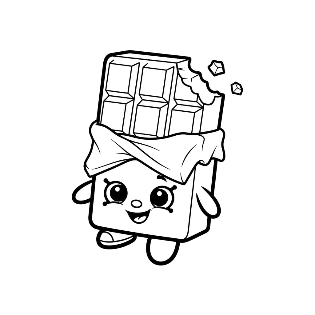 desenho de Shopkins para imprimir e colorir