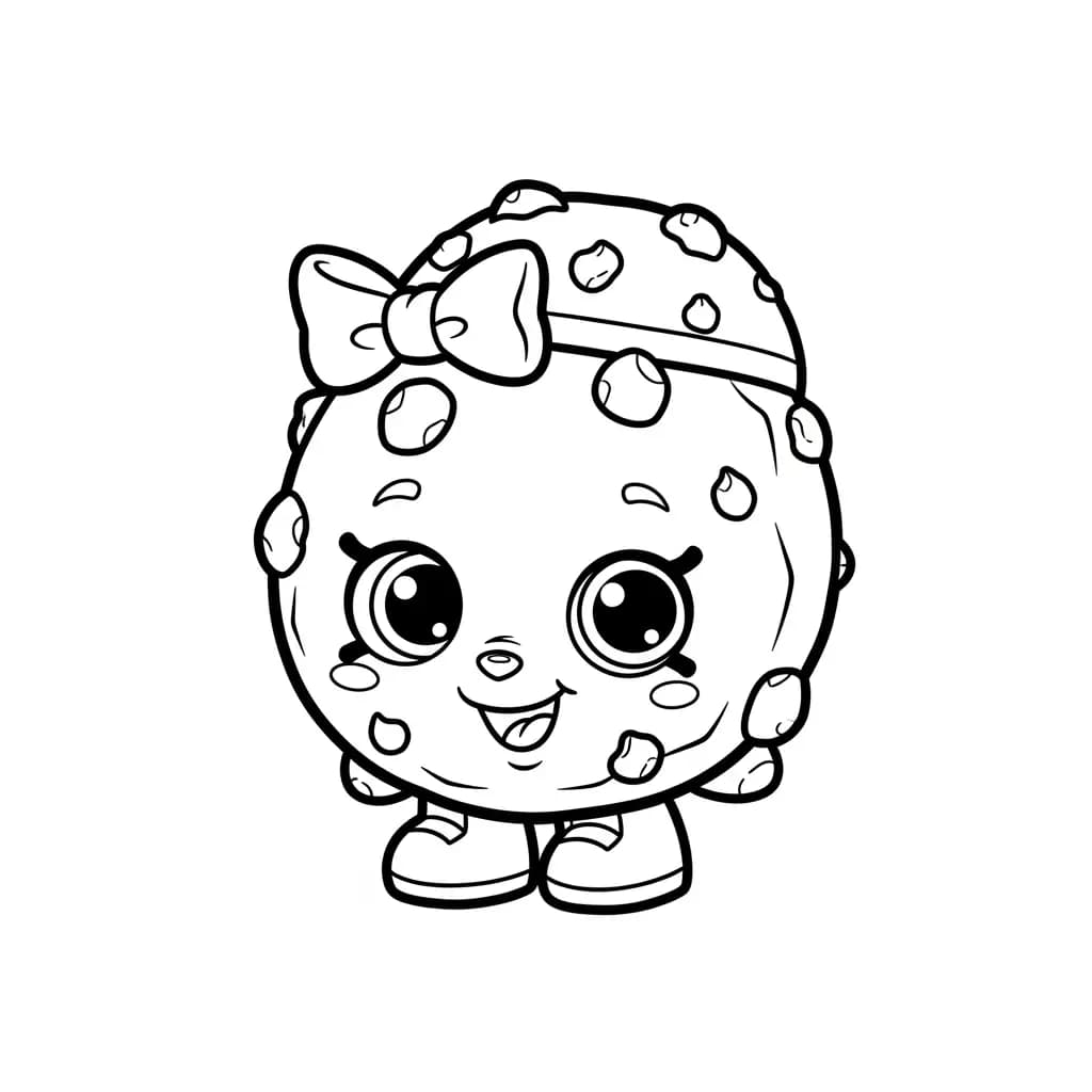 desenho de Shopkins para imprimir e colorir