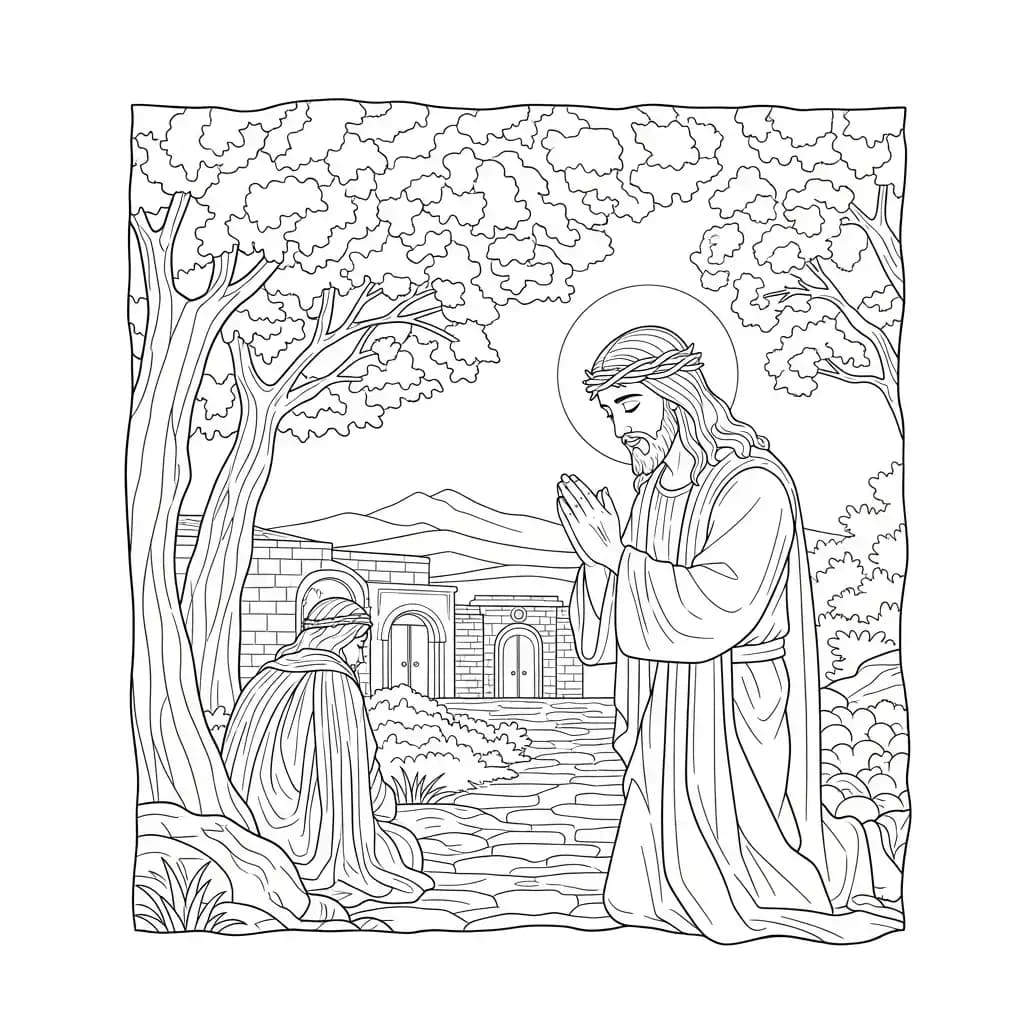 Desenhos Bíblicos para Imprimir e Colorir