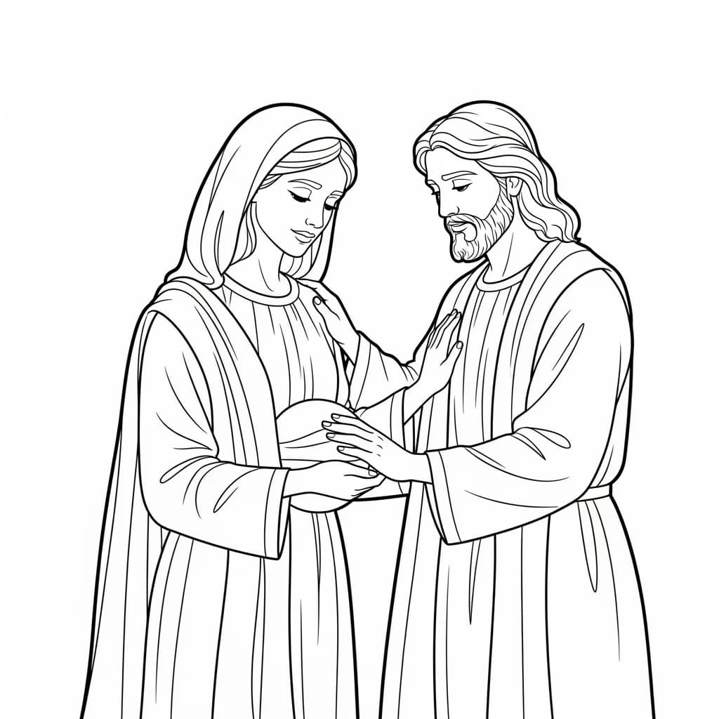 Desenhos Bíblicos para Imprimir e Colorir