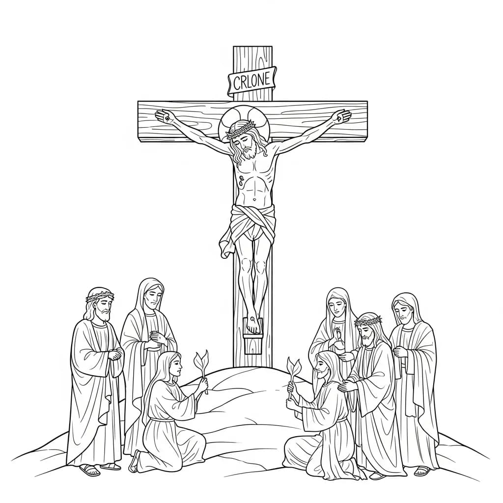 Desenhos Bíblicos para Imprimir e Colorir