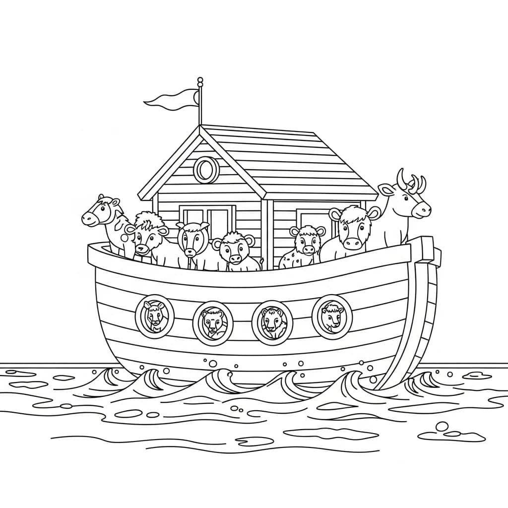 Desenhos Bíblicos para Imprimir e Colorir