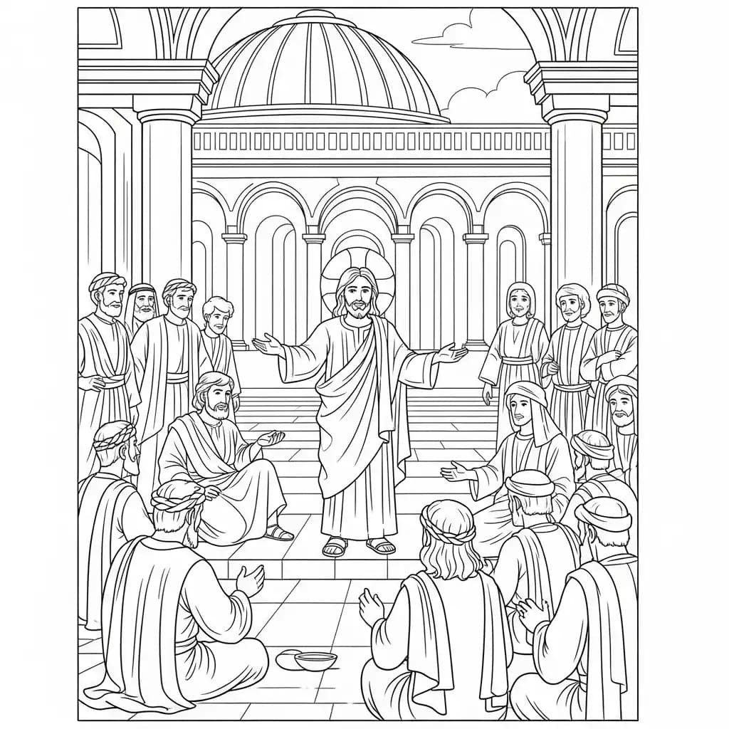 Desenhos Bíblicos para Imprimir e Colorir