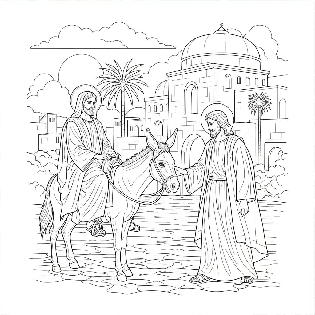 Desenhos Bíblicos para Imprimir e Colorir