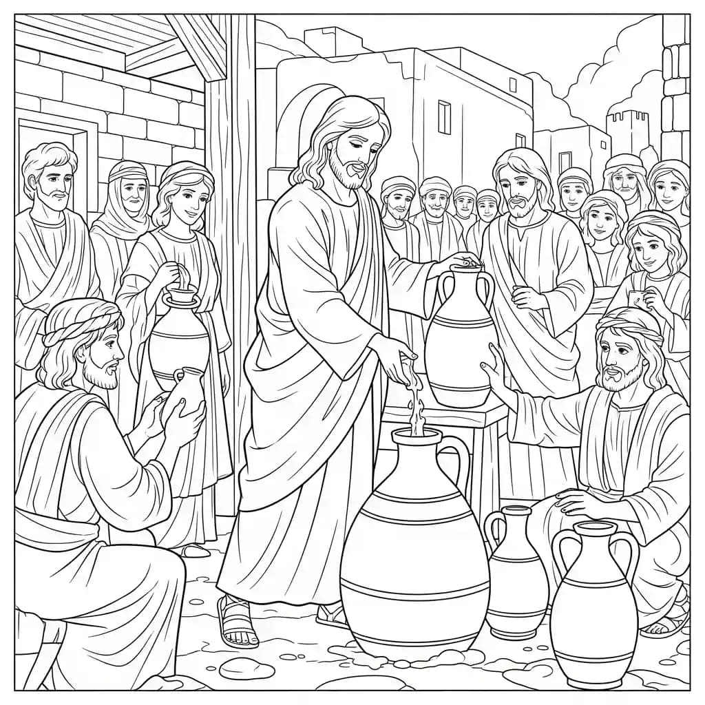 Desenhos Bíblicos para Imprimir e Colorir