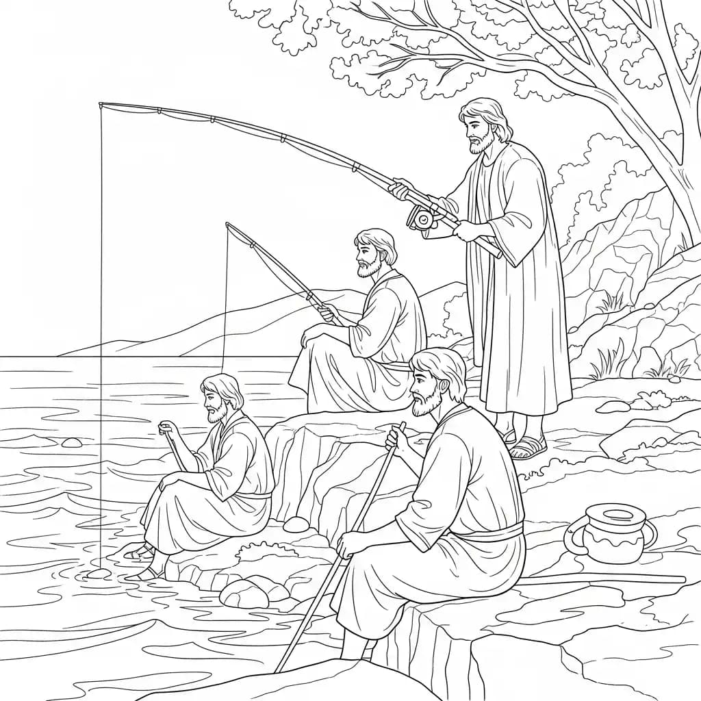 Desenhos Bíblicos para Imprimir e Colorir