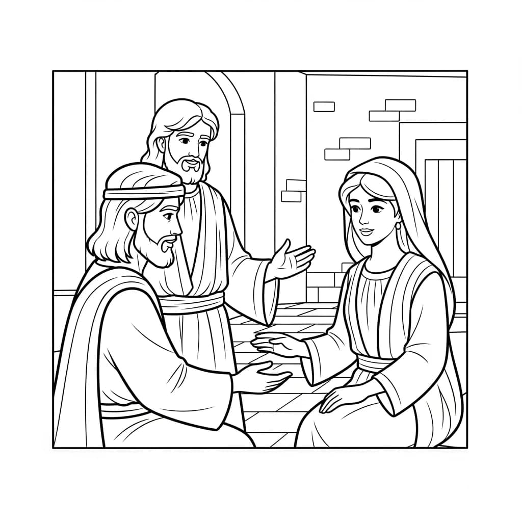 Desenhos Bíblicos para Imprimir e Colorir