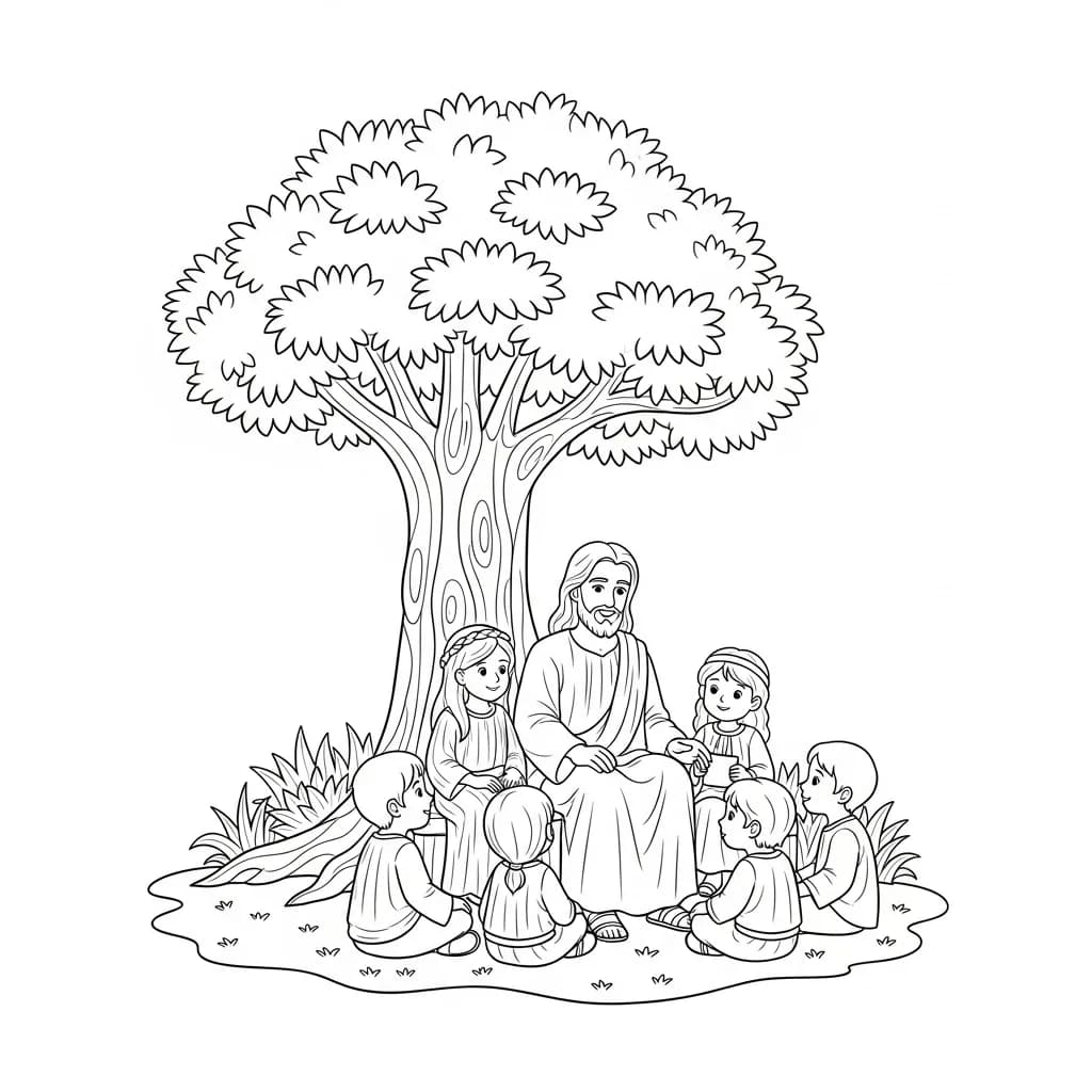 Desenhos Bíblicos para Imprimir e Colorir