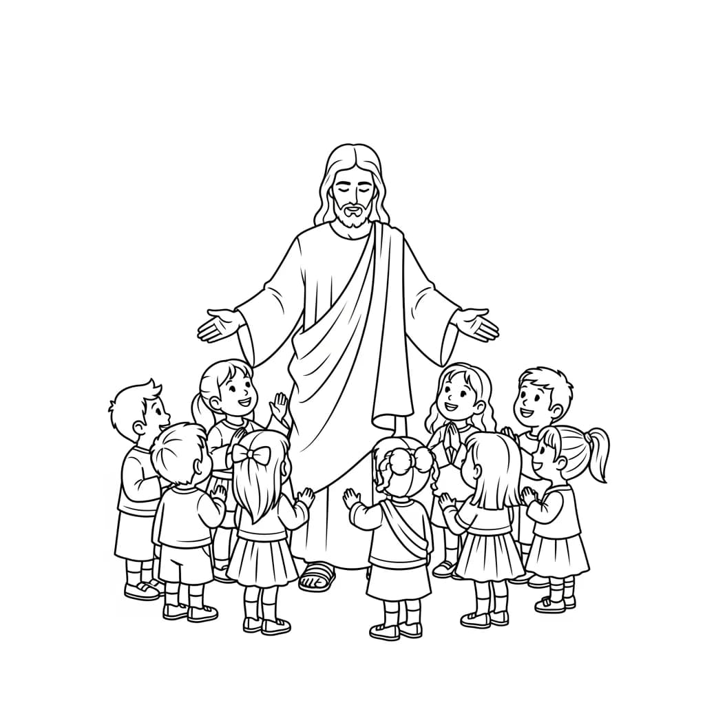Desenhos Bíblicos para Imprimir e Colorir